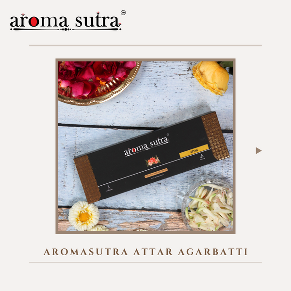 AromaSutra Agarbaati - Attar | 240 gram