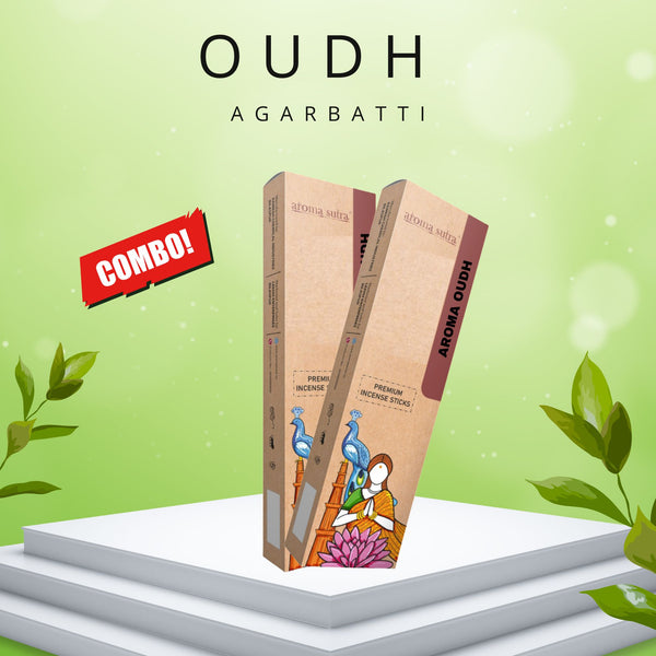 AromaSutra Agarbatti - Oudh | 250 gram combo pack