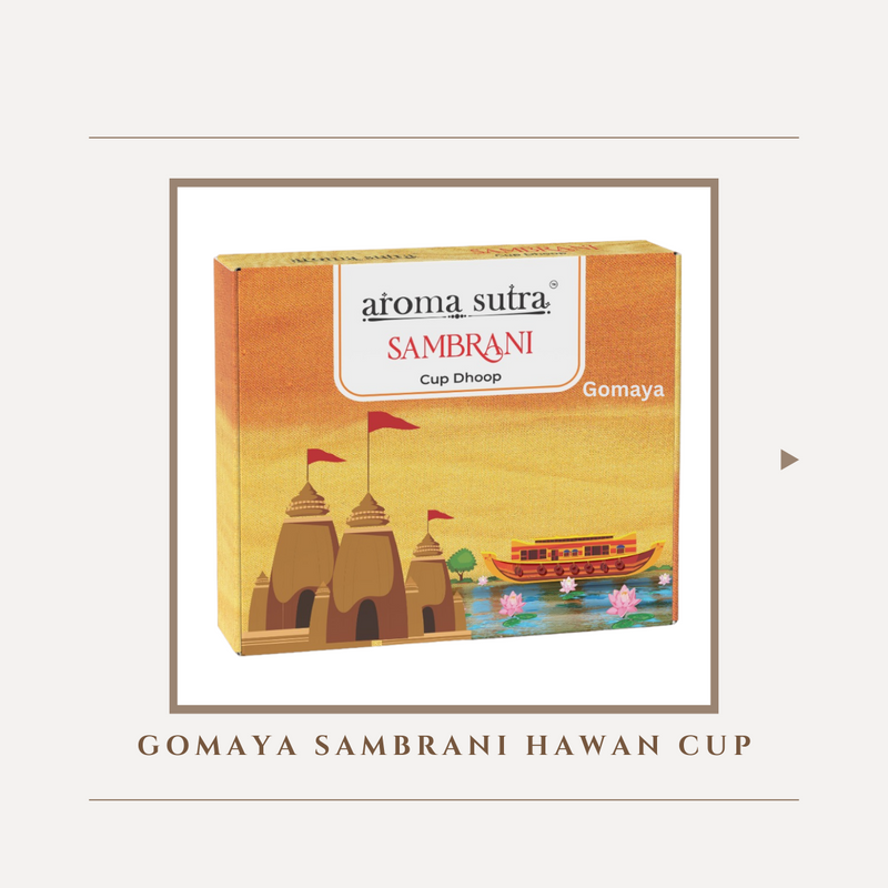 AROMASUTRA -GOMAYA SAMRANI HAWAN CUPS | PACK OF 12 CUP
