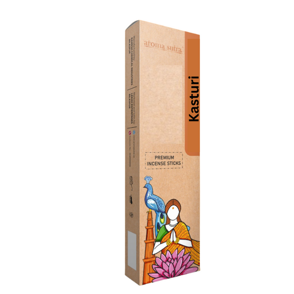 AROMASUTRA Incense stick | Indian Kasturi | Pack of 2